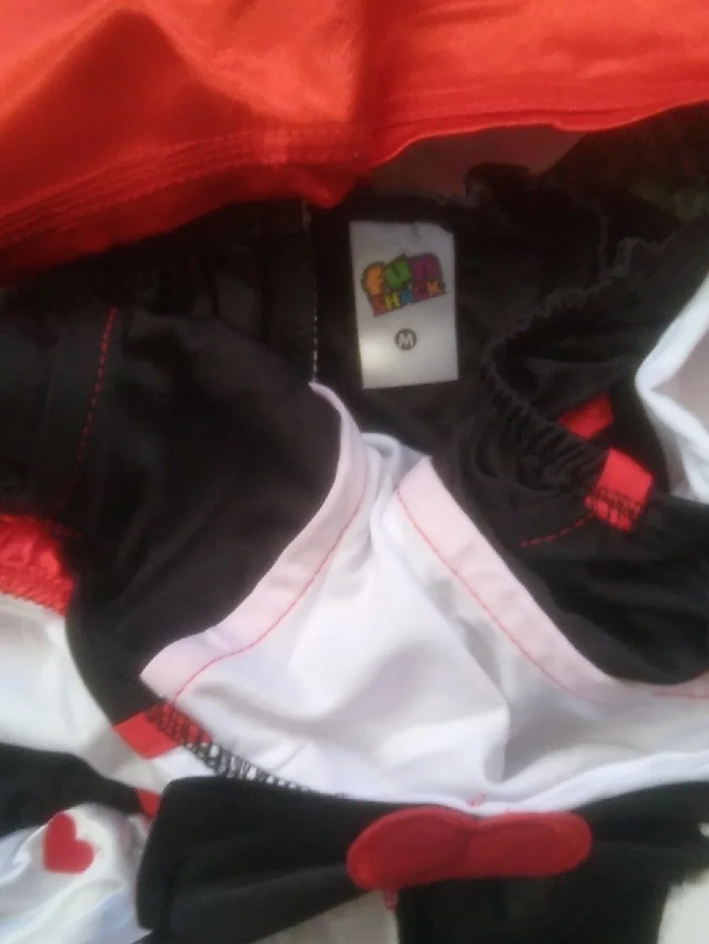 Morphe Black, White and Red Queen of Hearts Costume Set